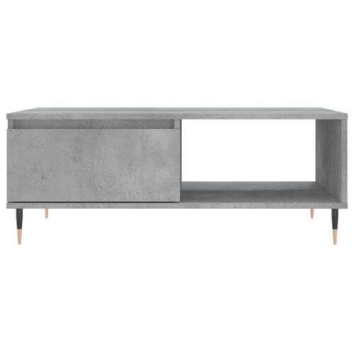 Sofabord 90x60x35 cm konstrueret træ betongrå