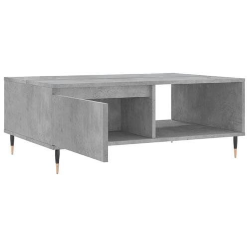 Sofabord 90x60x35 cm konstrueret træ betongrå