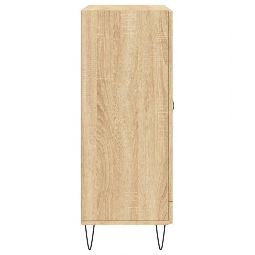 Skænk 69,5 × 34 × 90 cm i konstrueret træ - sonoma-eg