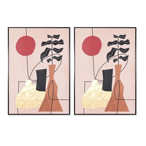 Lærredsmaleri - skandinavisk vase, 83 × 4,5 × 122,5 cm