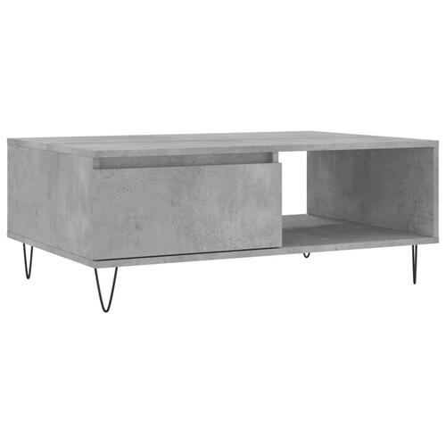 Sofabord 90x60x35 cm konstrueret træ betongrå