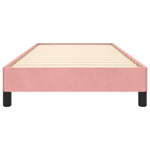 Sengeramme 100x200 cm fløjl pink