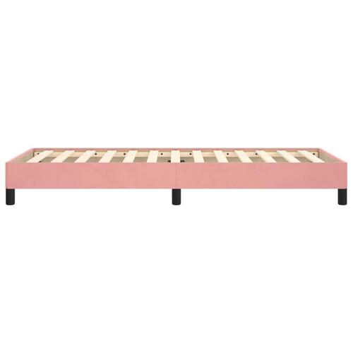 Sengeramme 100x200 cm fløjl pink