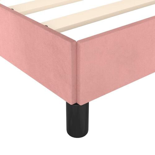 Sengeramme 100x200 cm fløjl pink