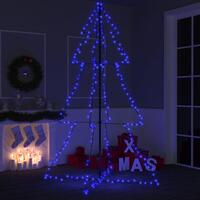 Lysende juletræ 118x180 cm 240 LED'er indendørs/udendørs