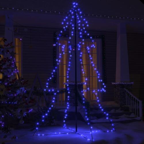 Lysende juletræ 118x180 cm 240 LED'er indendørs/udendørs