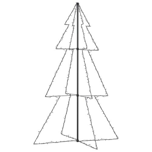 Lysende juletræ 118x180 cm 240 LED'er indendørs/udendørs