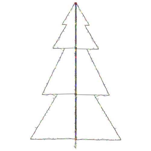 Lysende juletræ 118x180 cm 240 LED'er indendørs/udendørs