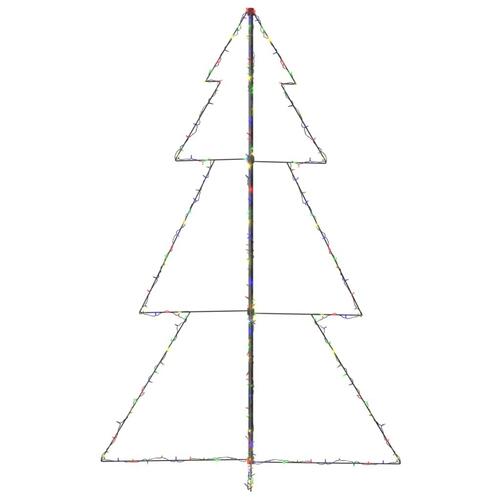 Lysende juletræ 118x180 cm 240 LED'er indendørs/udendørs