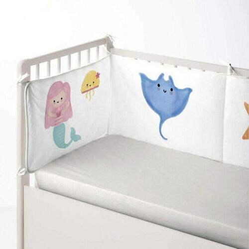 Barnesengbeskytter Cool Kids Mermaid (60 x 60 x 60 + 40 cm)