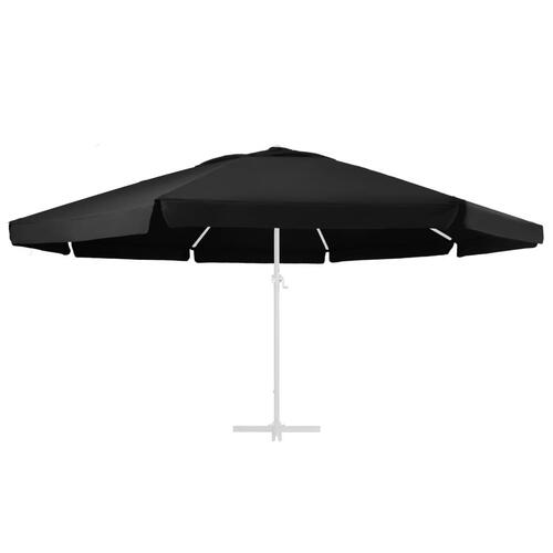 Udskiftningsdug til parasol 600 cm sort