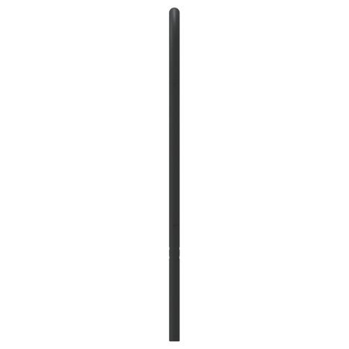 Sengegavl 90 cm metal sort
