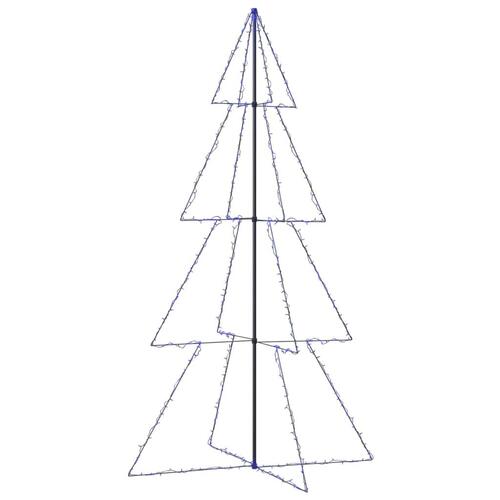 Lysende juletræ 143x250 cm 360 LED'er indendørs/udendørs