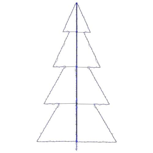 Lysende juletræ 143x250 cm 360 LED'er indendørs/udendørs