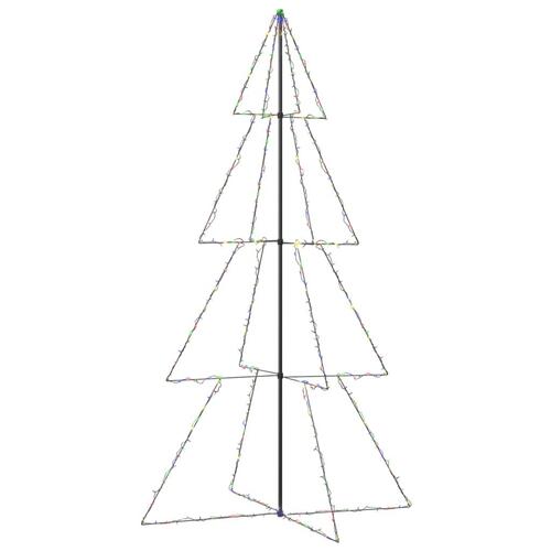 Lysende juletræ 143x250 cm 360 LED'er indendørs/udendørs