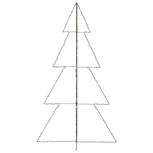 Lysende juletræ 143x250 cm 360 LED'er indendørs/udendørs