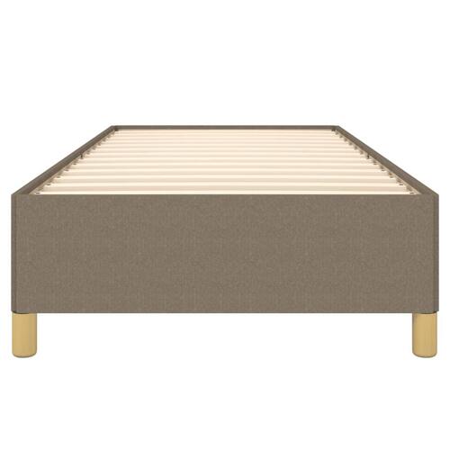 Sengeramme uden madras 80x200 cm stof gråbrun