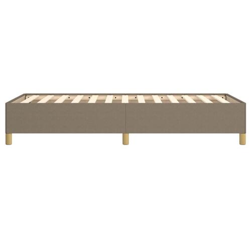Sengeramme uden madras 80x200 cm stof gråbrun