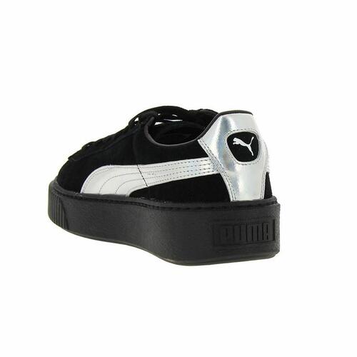 Sportssneakers til damer Puma Suede Platform Explos Sort 38