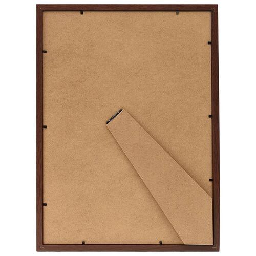 Billedrammer 5 stk. til bord 13x18 cm mørkerød