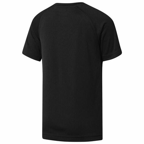Børne Kortærmet T-shirt Reebok Wor Sort 8-10 år