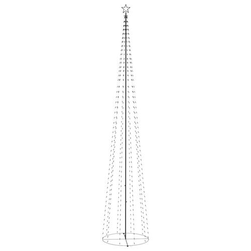 Lysende juletræ 160x500 cm 752 LED'er koldt hvidt lys