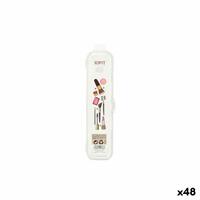Æske Makeup Transport Gennemsigtig 4,3 x 23,3 x 6,2 cm (48 enheder)