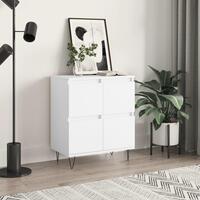 Skænk 60x35x70 cm konstrueret træ hvid