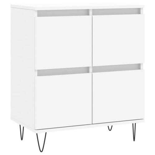 Skænk 60x35x70 cm konstrueret træ hvid