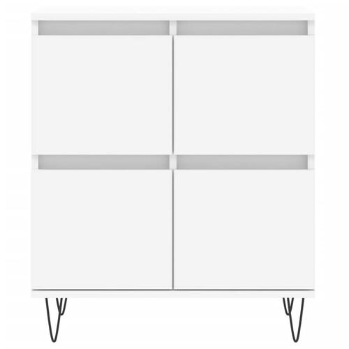 Skænk 60x35x70 cm konstrueret træ hvid