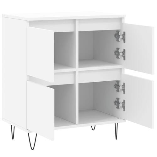 Skænk 60x35x70 cm konstrueret træ hvid