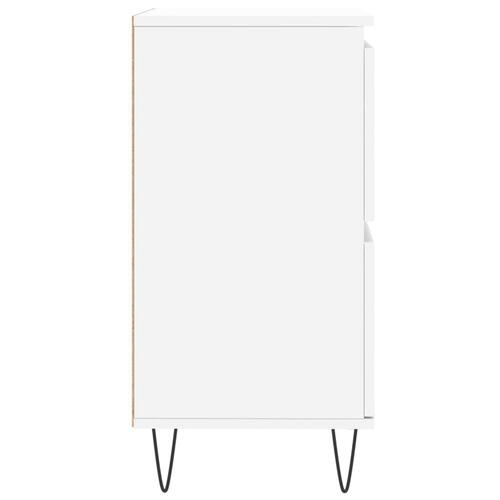 Skænk 60x35x70 cm konstrueret træ hvid