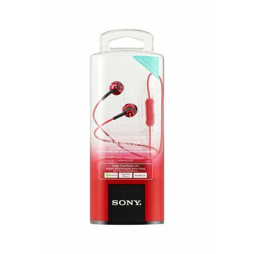 Hovedtelefoner Sony MDREX110APR.CE7 Rød