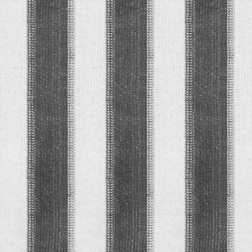Udendørs rullegardin 120x230 cm stribet antracitgrå og hvid
