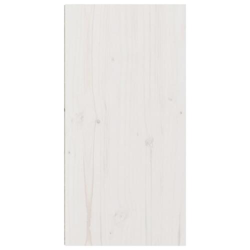 Vægskab 30x30x60 cm massivt fyrretræ hvid