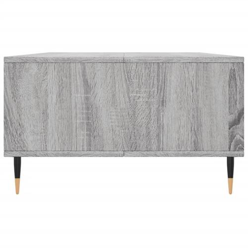Sofabord 104x60x35 cm konstrueret træ grå sonoma-eg