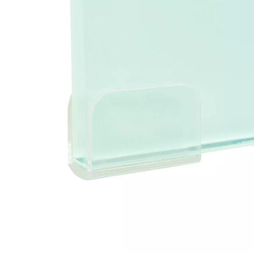 Tv-stativ/skærmforhøjer 110x30x13 cm glas grøn