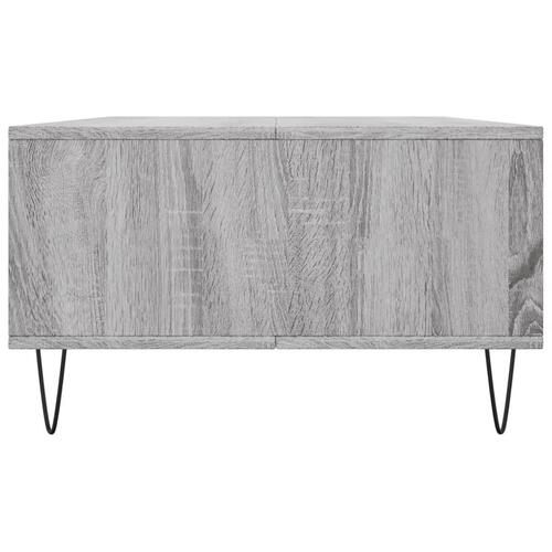 Sofabord 104x60x35 cm konstrueret træ grå sonoma-eg
