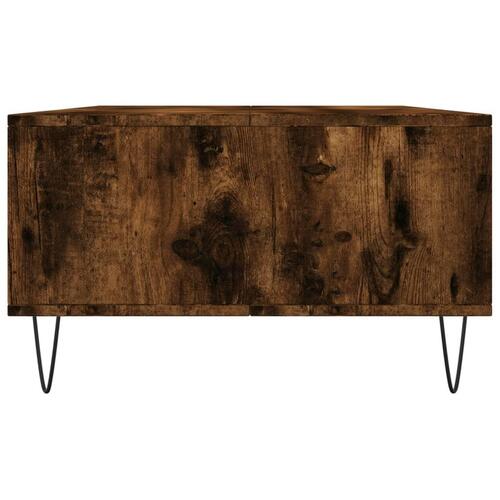 Sofabord 104x60x35 cm konstrueret træ røget egetræsfarve