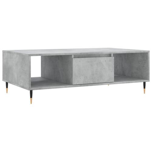 Sofabord 104x60x35 cm konstrueret træ betongrå
