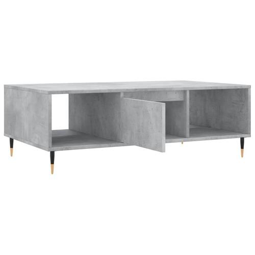 Sofabord 104x60x35 cm konstrueret træ betongrå