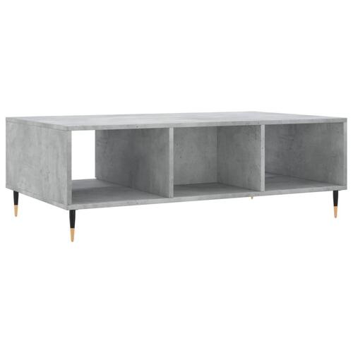 Sofabord 104x60x35 cm konstrueret træ betongrå