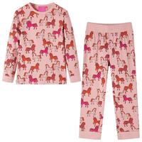 Pyjamas til børn str. 128 lyserød