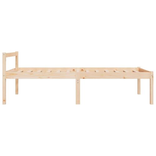 Seniorseng 100x200 cm massivt fyrretræ