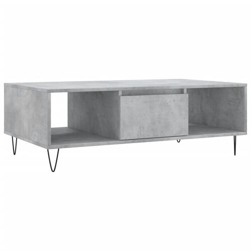 Sofabord 104x60x35 cm konstrueret træ betongrå