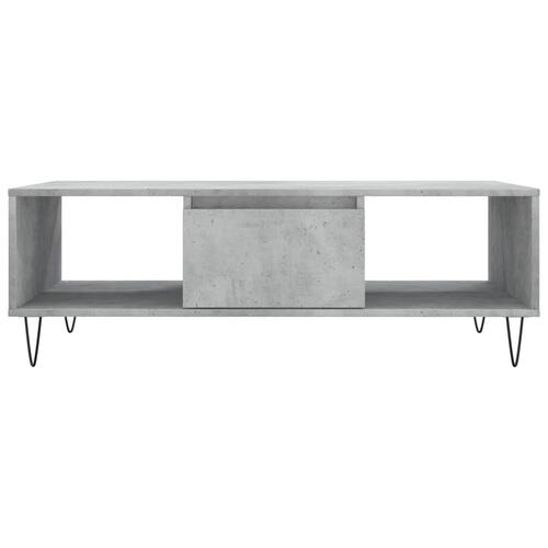 Sofabord 104x60x35 cm konstrueret træ betongrå