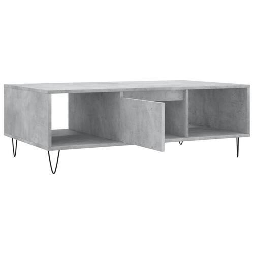 Sofabord 104x60x35 cm konstrueret træ betongrå