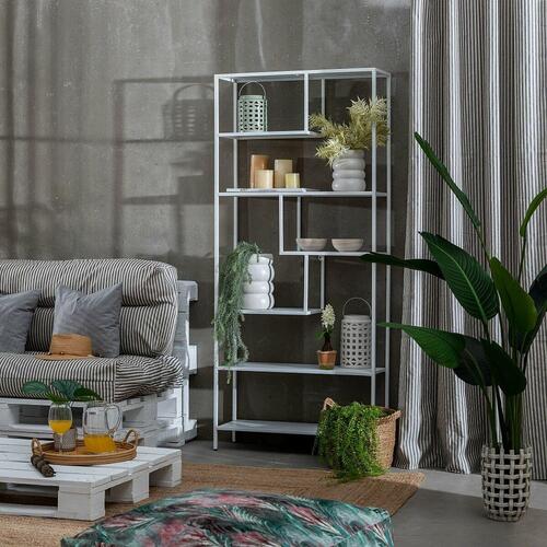 Hylder SQUARE Metal Hvid 80 x 26 x 180 cm