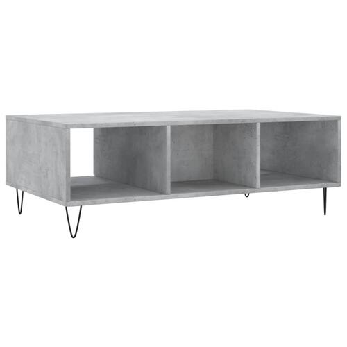 Sofabord 104x60x35 cm konstrueret træ betongrå