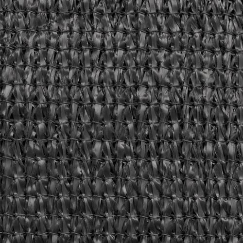 Solsejl HDPE trekantet 5x5x5 m antracitgrå